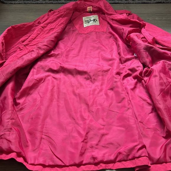 🔥paul Costelloe🔥 | Vintage hot pink trench coat - Picture 8 of 15